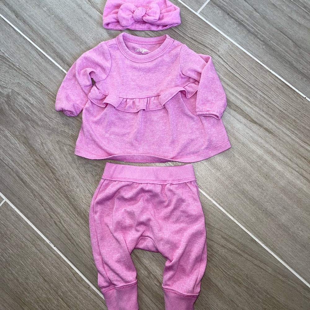 Soft pink outfit